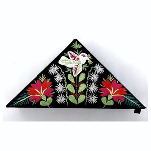 Urban Outfitters Embroidered Triangle Jewelry Box